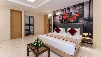 Luxury Double Room, Balcony, City View | In-room safe, laptop workspace, iron/ironing board, free WiFi