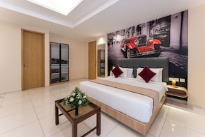 Luxury Double Room, Balcony, City View | In-room safe, laptop workspace, iron/ironing board, free WiFi - Hotel Rivido Near Manyata Tech park (Bengaluru)