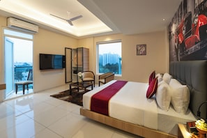 In-room safe, laptop workspace, soundproofing, iron/ironing board - Hotel Rivido Near Manyata Tech park (Bengaluru)
