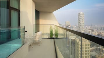Deluxe Apartment, Balcony, City View | Balcony view