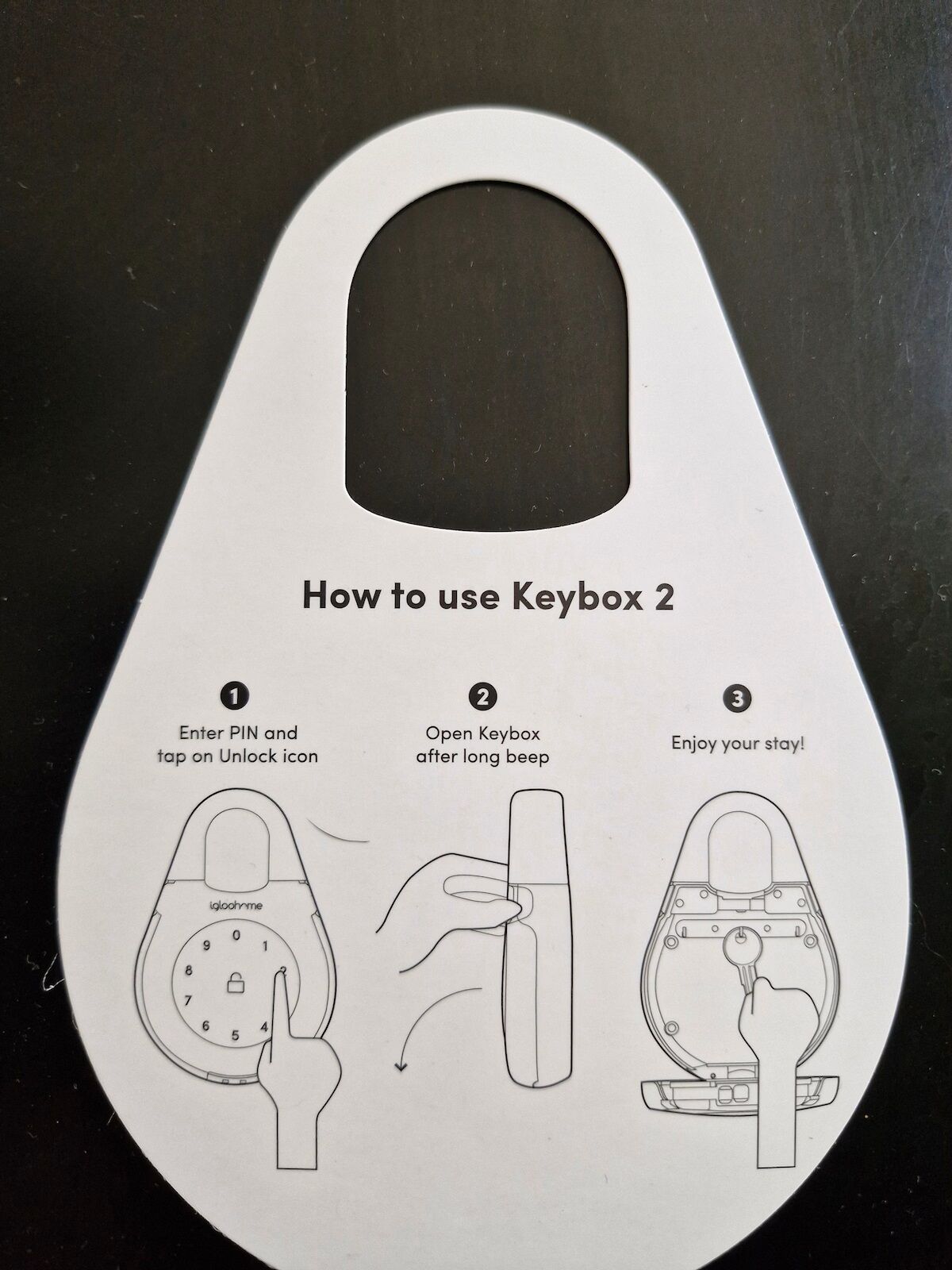 Een handleiding voor Keybox 2 met gebruiksaanwijzingen.