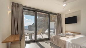 In-room safe, blackout curtains, soundproofing, iron/ironing board - Avera Luxury Private Villas (Paros)