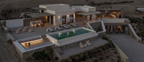 Deluxe Villa, 4 Bedrooms, Private Pool, Sea View | Pool