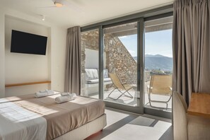 Deluxe Villa, 4 Bedrooms, Private Pool, Sea View | View from room - Avera Luxury Private Villas (Paros)