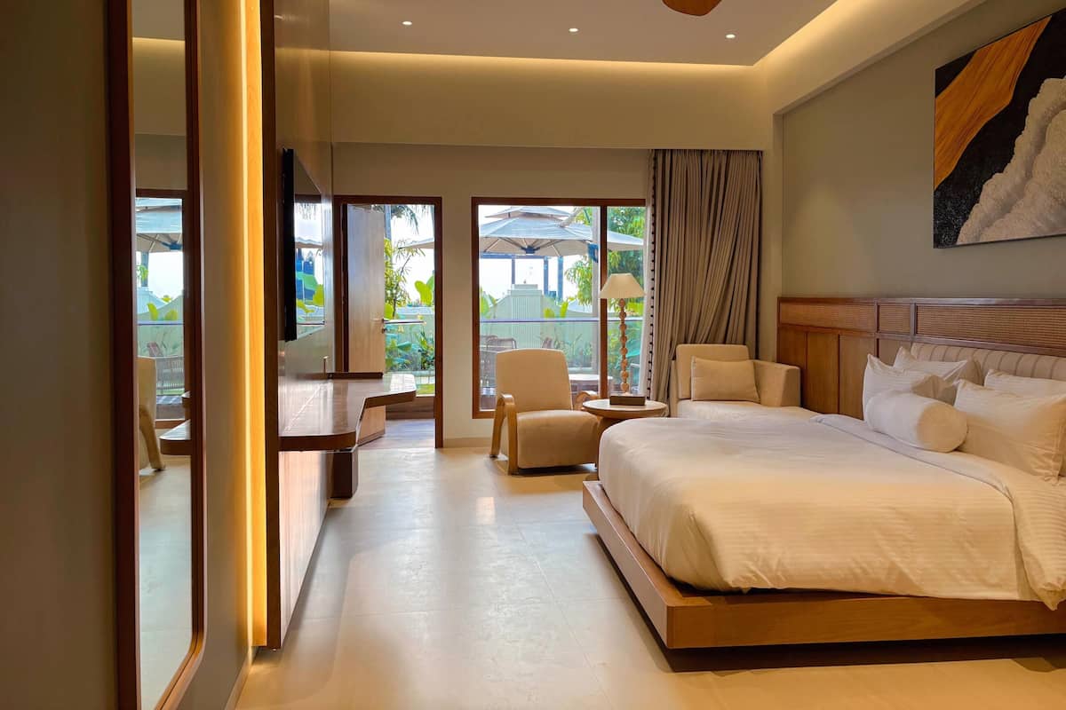 Kahden hengen deluxe-huone | Egyptinpuuvillaiset lakanat, ylelliset vuodevaatteet, untuvapeitot