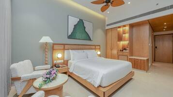 Deluxe enkelrum | VÀrdeförvaringsskÄp pÄ rummet, ljudisolering och strykjÀrn/strykbrÀda