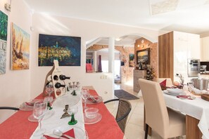 Villa, 5 Bedrooms, Smoking, Private Pool | Dining room - Luxurious Villa Emily - Private Pool, Stunning Sea Views, and Unmatched Comfort (Opatija)