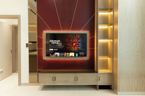 Apartament Deluxe, balcó, vistes a la ciutat | Interior