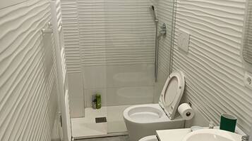 Asciugacapelli, asciugamani, sapone, carta igienica