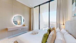 Tabla de planchar con plancha, wifi y ropa de cama 