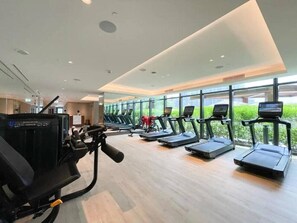 Fitness facility - Elegant 2 Bed l near Burj Khalifa l Address Opera (Downtown)