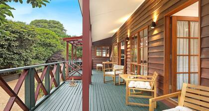 Redwood - relaxed one-level Highlands escape with fire, gardens and space