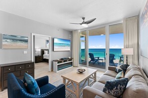 Smart TV - Aqua 406 Oceanfront King Bedroom/Sleeps 6/+Clean Standard/Beach Chairs/Wifi (Panama City Beach)