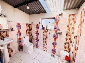 Bathroom - Eco friendly Homestay for an authentic Nepalese hospitality by a local family. (Godawari)