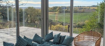 Gîte with exceptional view la maison des coteaux du Château Mazeris