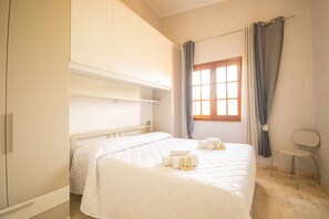 3 bedrooms, iron/ironing board, bed sheets - Capo Comino 2 - Two Bedroom Apartment, Sleeps 5 (La Caletta)