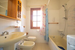 Bathroom - Capo Comino 2 - Two Bedroom Apartment, Sleeps 5 (La Caletta)