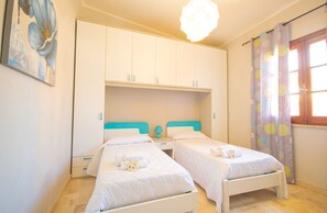 3 bedrooms, iron/ironing board, bed sheets - Capo Comino 2 - Two Bedroom Apartment, Sleeps 5 (La Caletta)