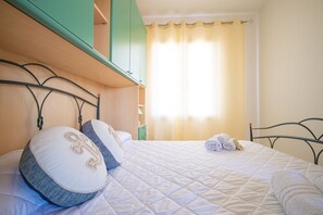 Iron/ironing board, bed sheets - Mandras 2 - One Bedroom Apartment, Sleeps 3 (La Caletta)