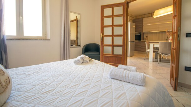1 bedroom, iron/ironing board, bed sheets - Mandras 1 - One Bedroom Apartment, Sleeps 4 (La Caletta)