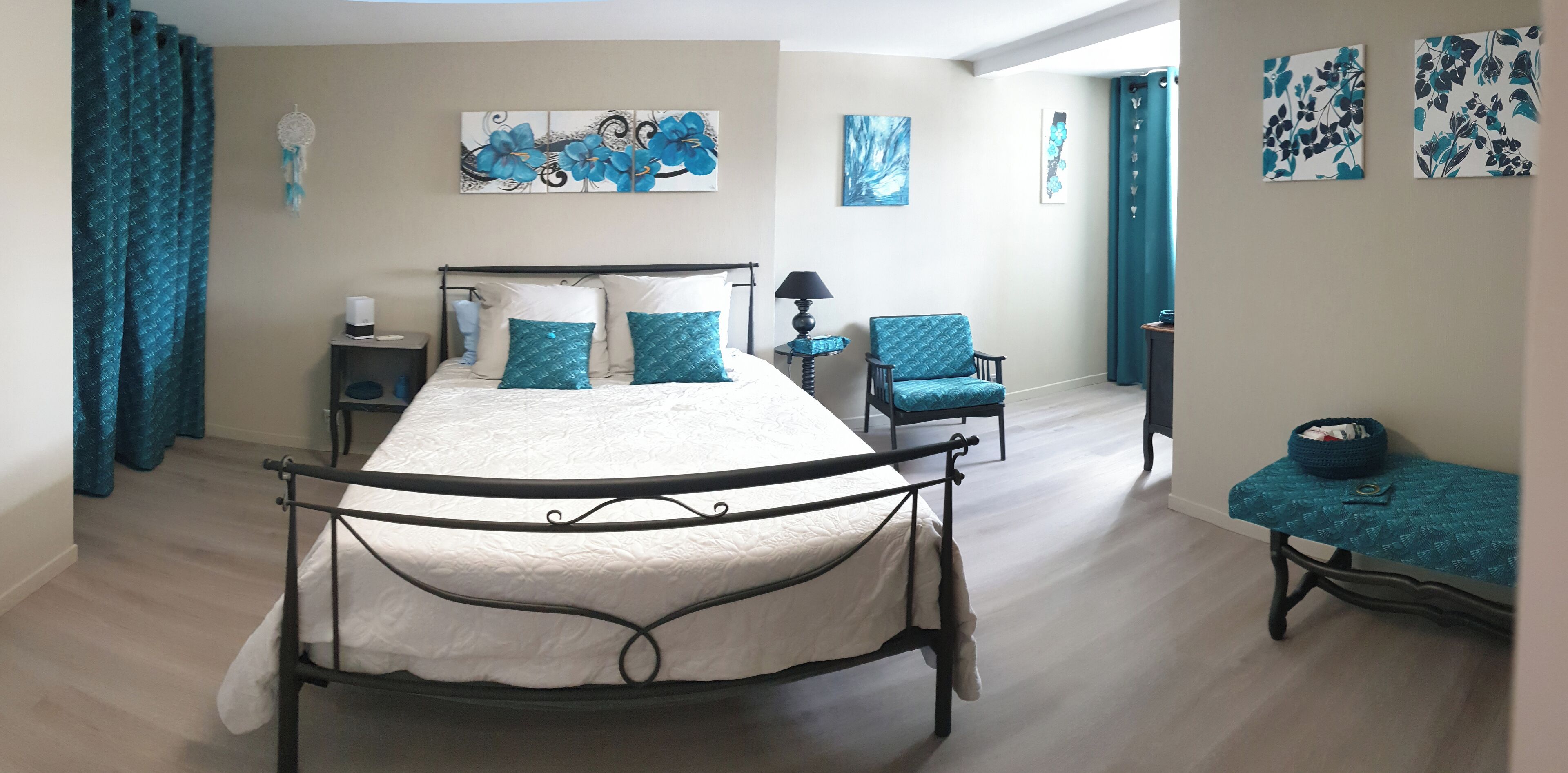 2 chambres, fer et planche à repasser, lit parapluie, Wi-Fi gratuit