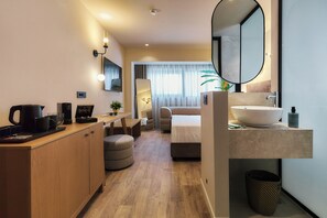 Literie de qualité supérieure, coffres-forts dans les chambres