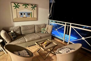 Property grounds - Apartment Horizon Doré with pool facing the Caribbean Sea (Gourbeyre)