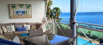 Apartment Horizon Doré facing the Caribbean Sea