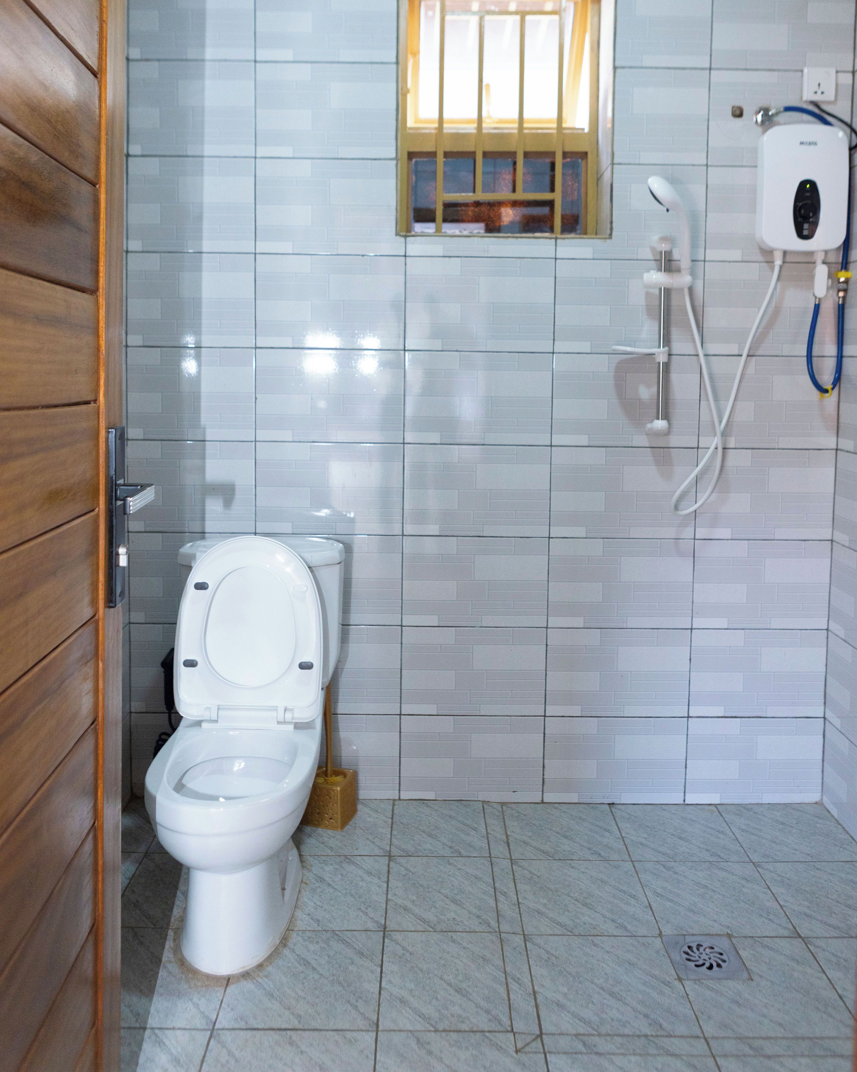 Slippers, towels, soap, shampoo