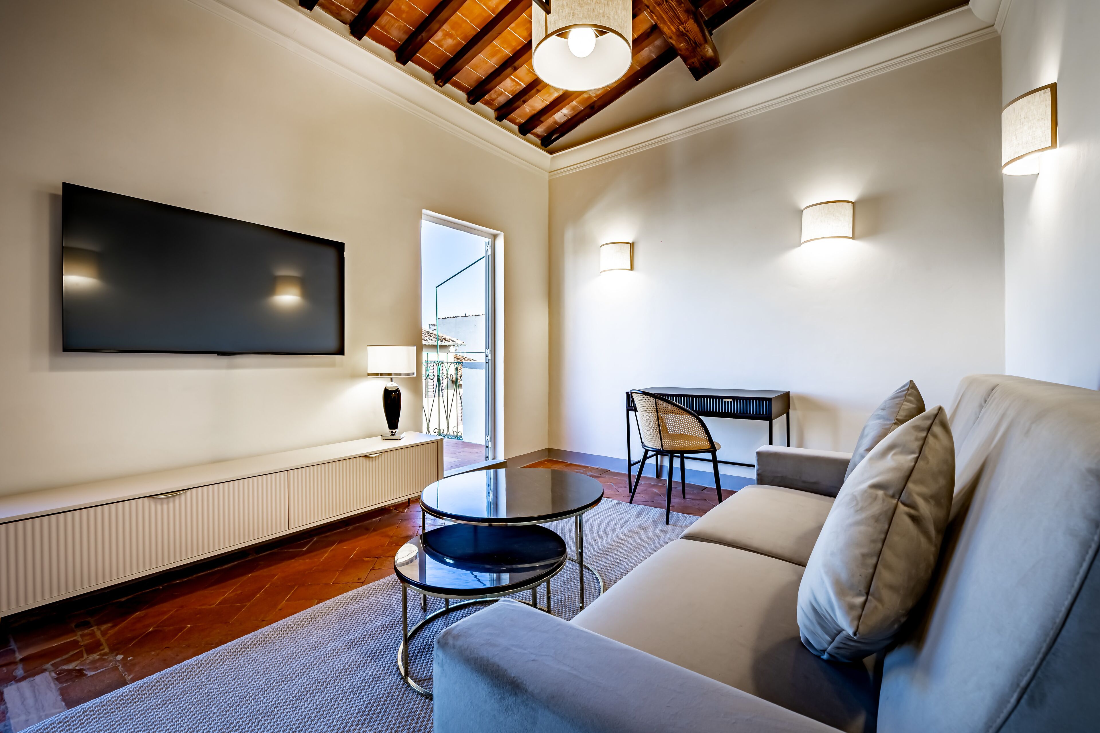 Living area | 50-inch Smart TV with digital channels