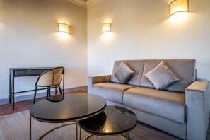 Luxury Studio Suite, City View | Living area - YiD Four suites Ognissanti (Florence)