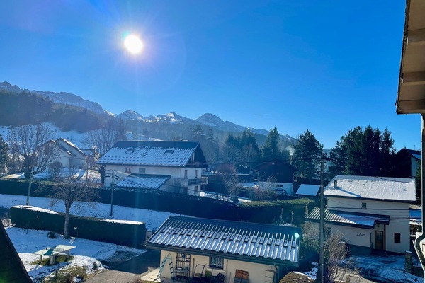 Blick von der Unterkunft