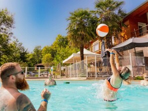 Pool - Mobile home for 7 with terrace in Bastide-de-Sérou (La Bastide-de-Sérou)