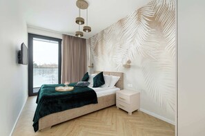 1 habitación, tabla de planchar con plancha, cuna de viaje y wifi 