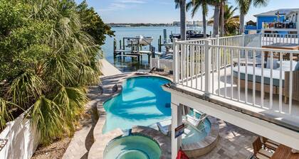 St Pete/Clearwater ICW home with dock and pool near Redington Beach, FL
