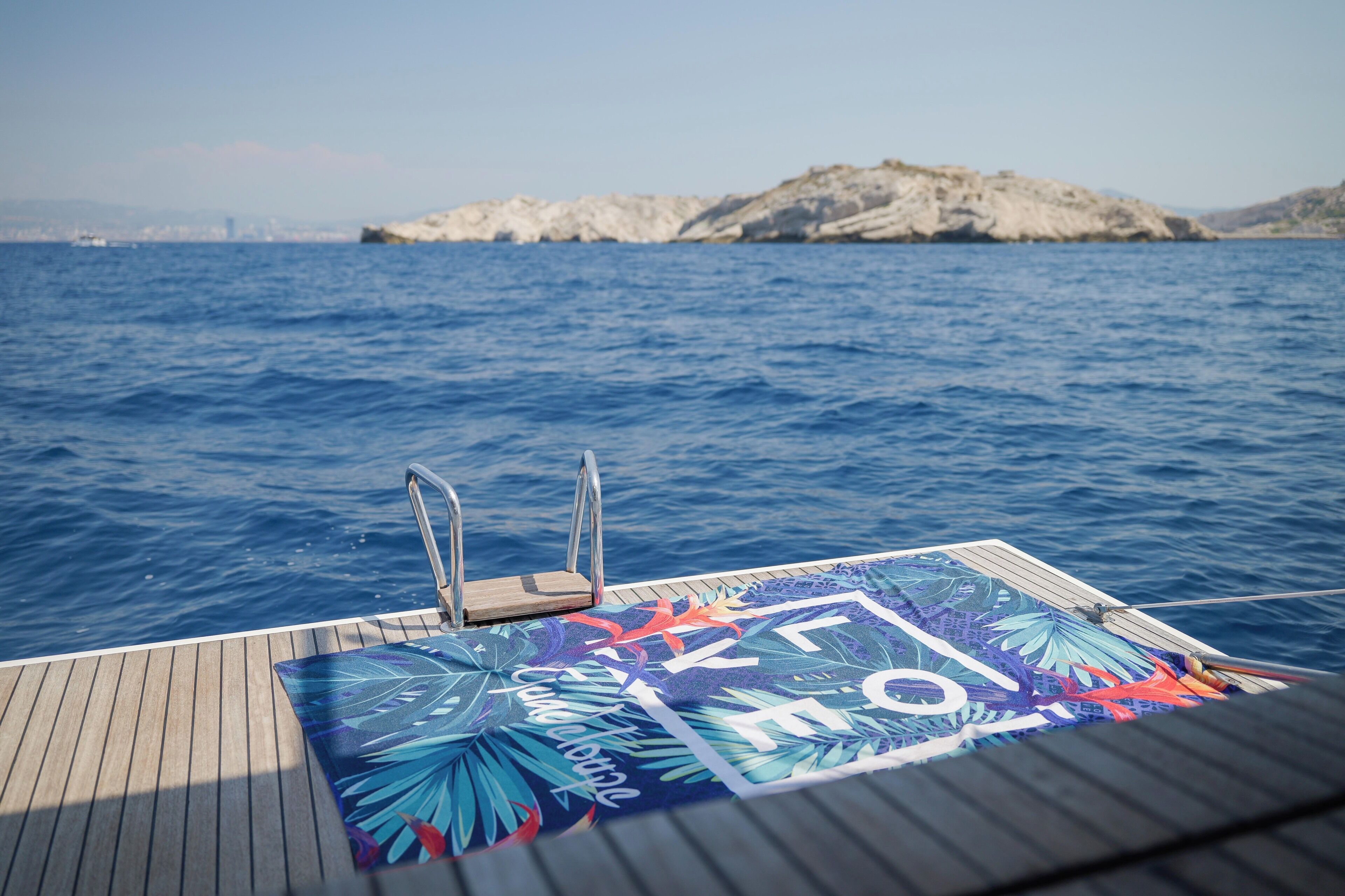 On the beach, scuba diving, snorkelling