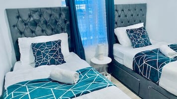 4 bedrooms, iron/ironing board, free WiFi, bed sheets