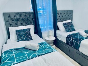 4 bedrooms, iron/ironing board, free WiFi, bed sheets