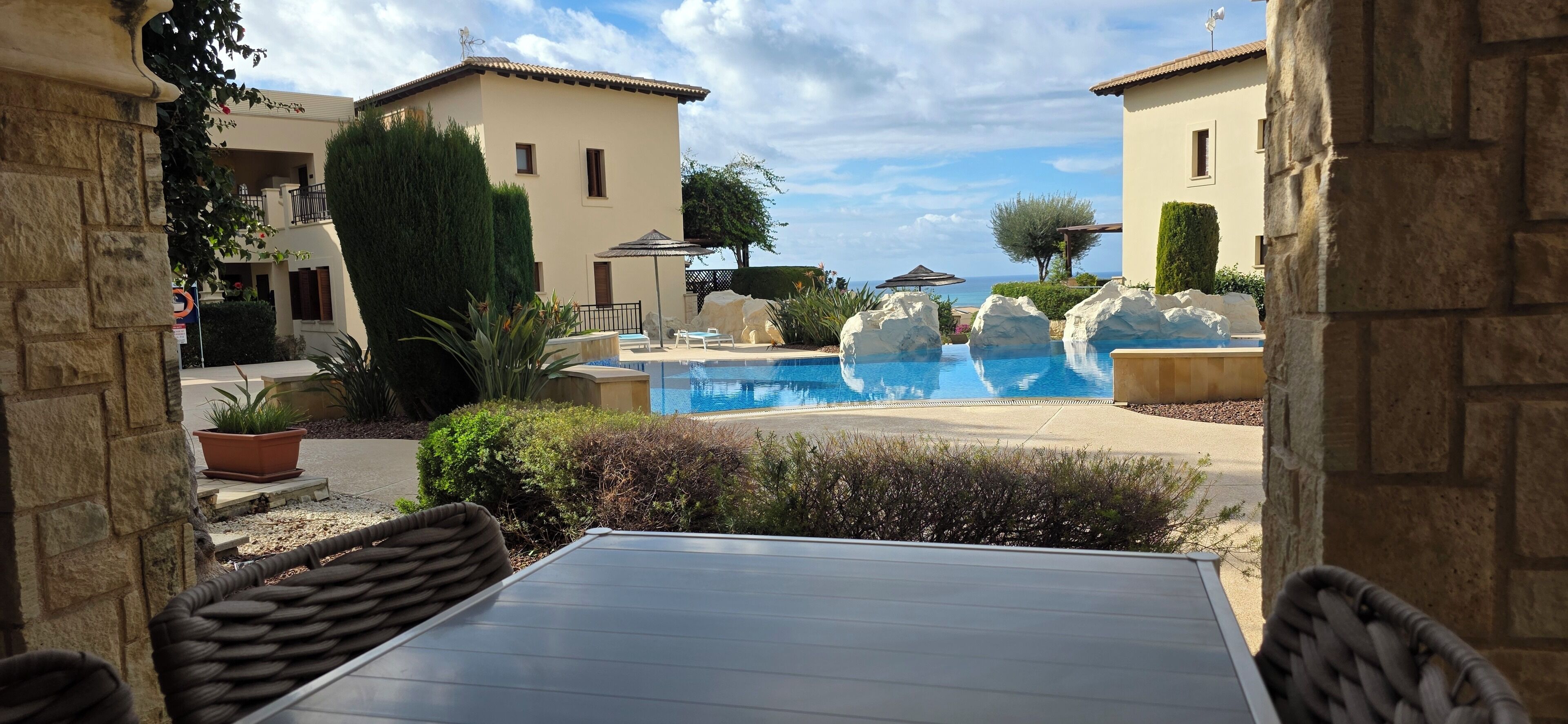 Appartement, 2 chambres, patio, vue océan | Piscine