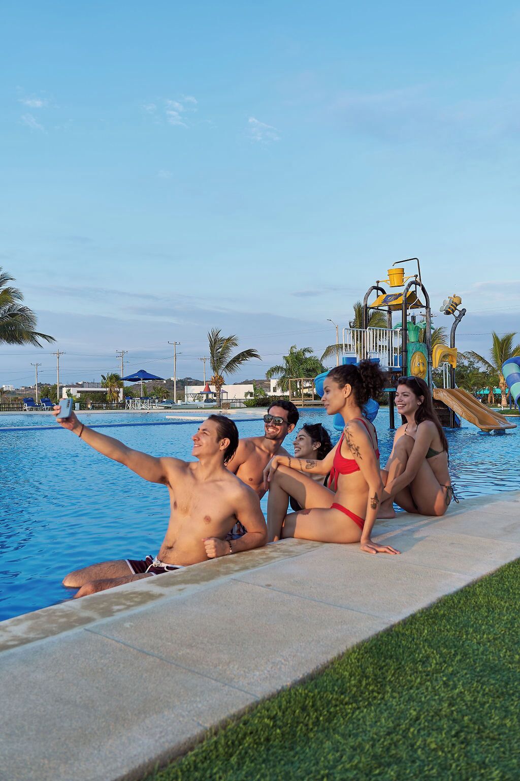 3 piscinas al aire libre
