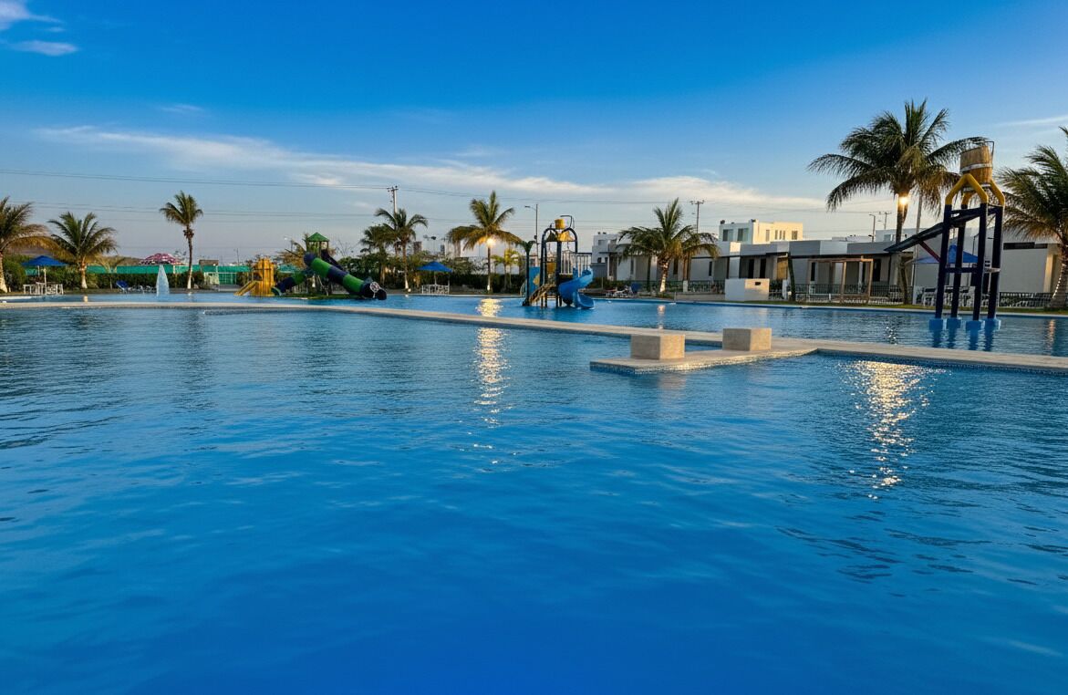 3 albercas al aire libre 