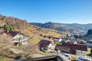 Blick von der Unterkunft
