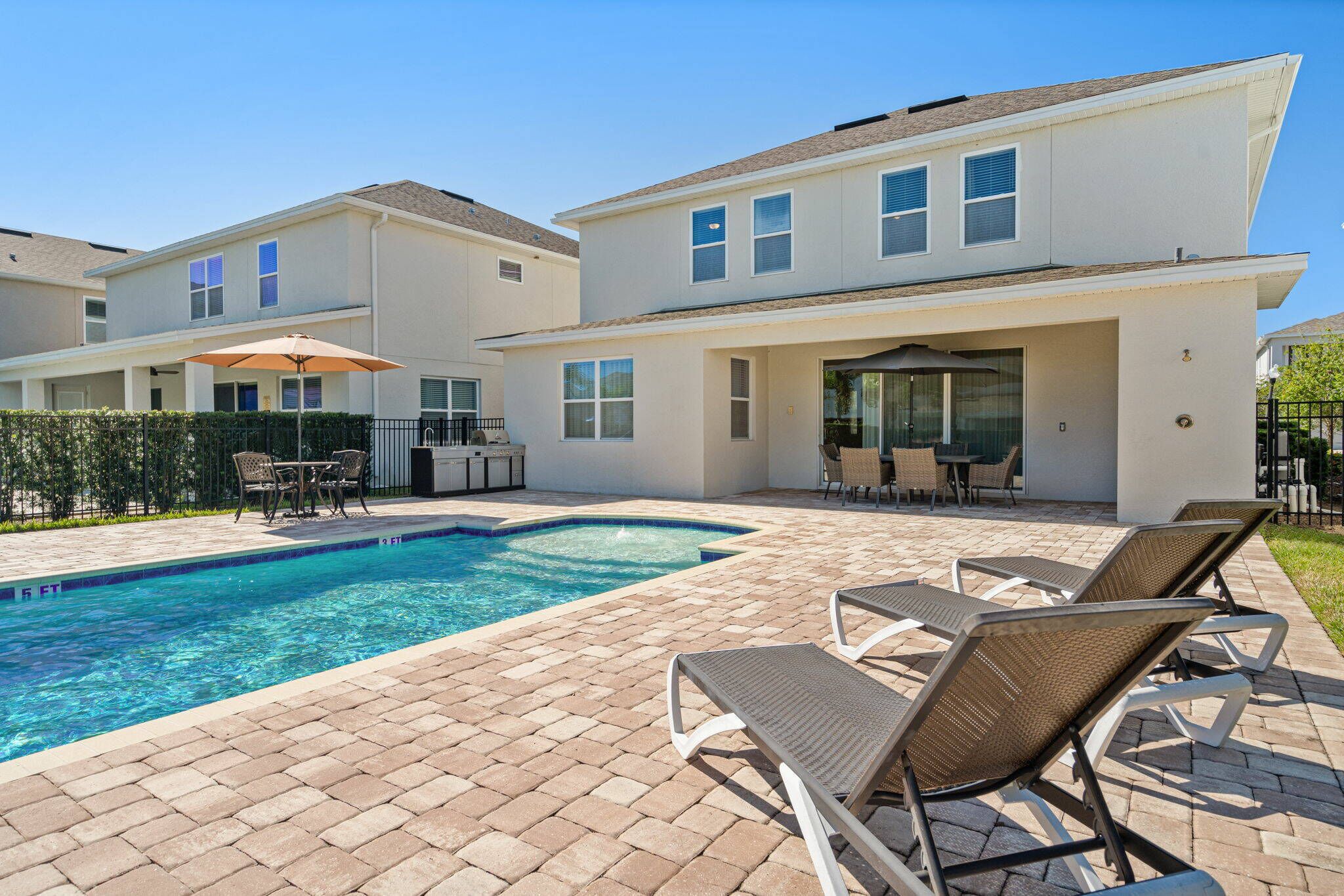 Et oppvarmet basseng