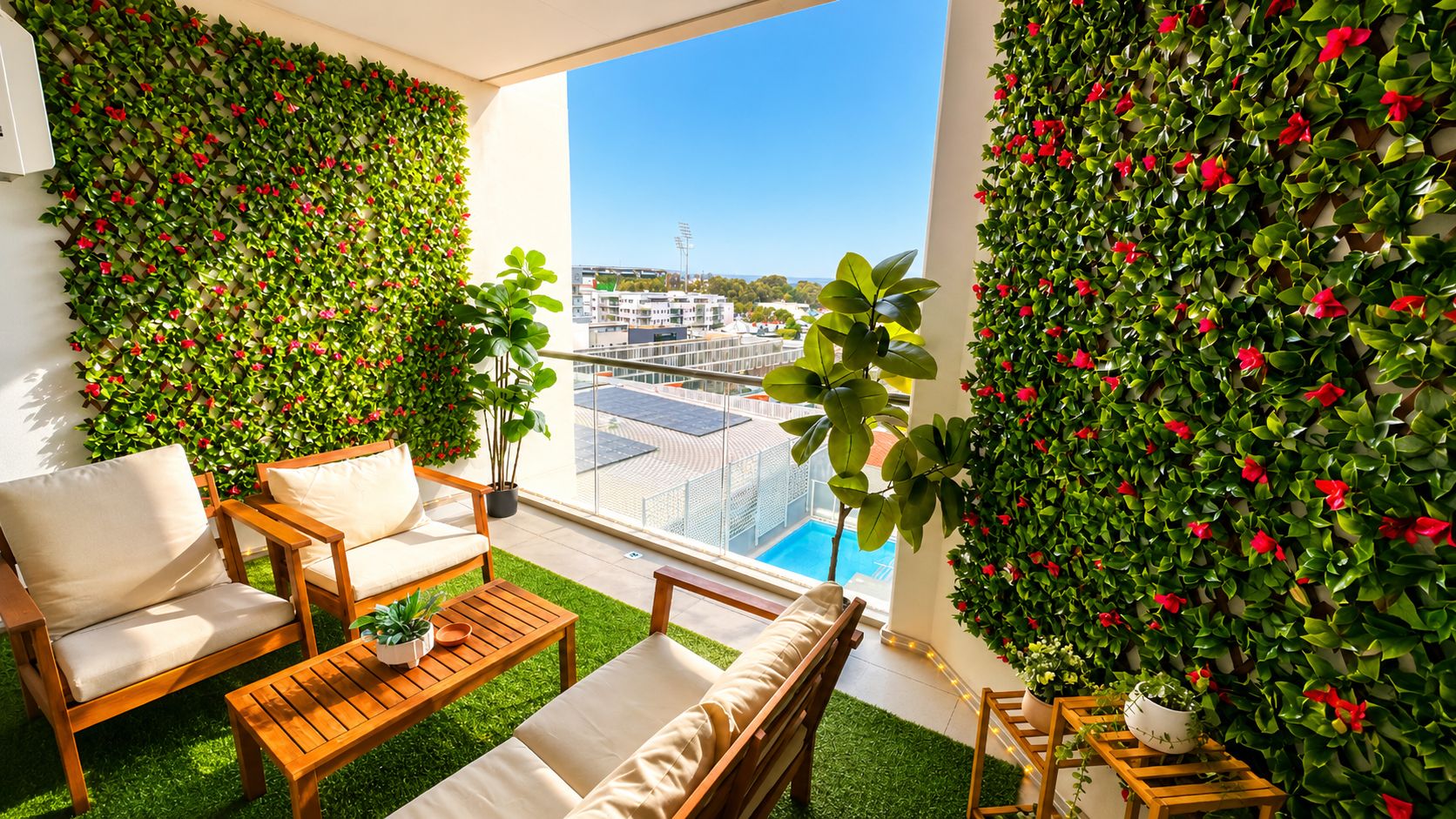 Appartement, vue ville | Terrasse/Patio