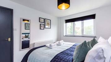 1 bedroom, iron/ironing board, travel crib, WiFi