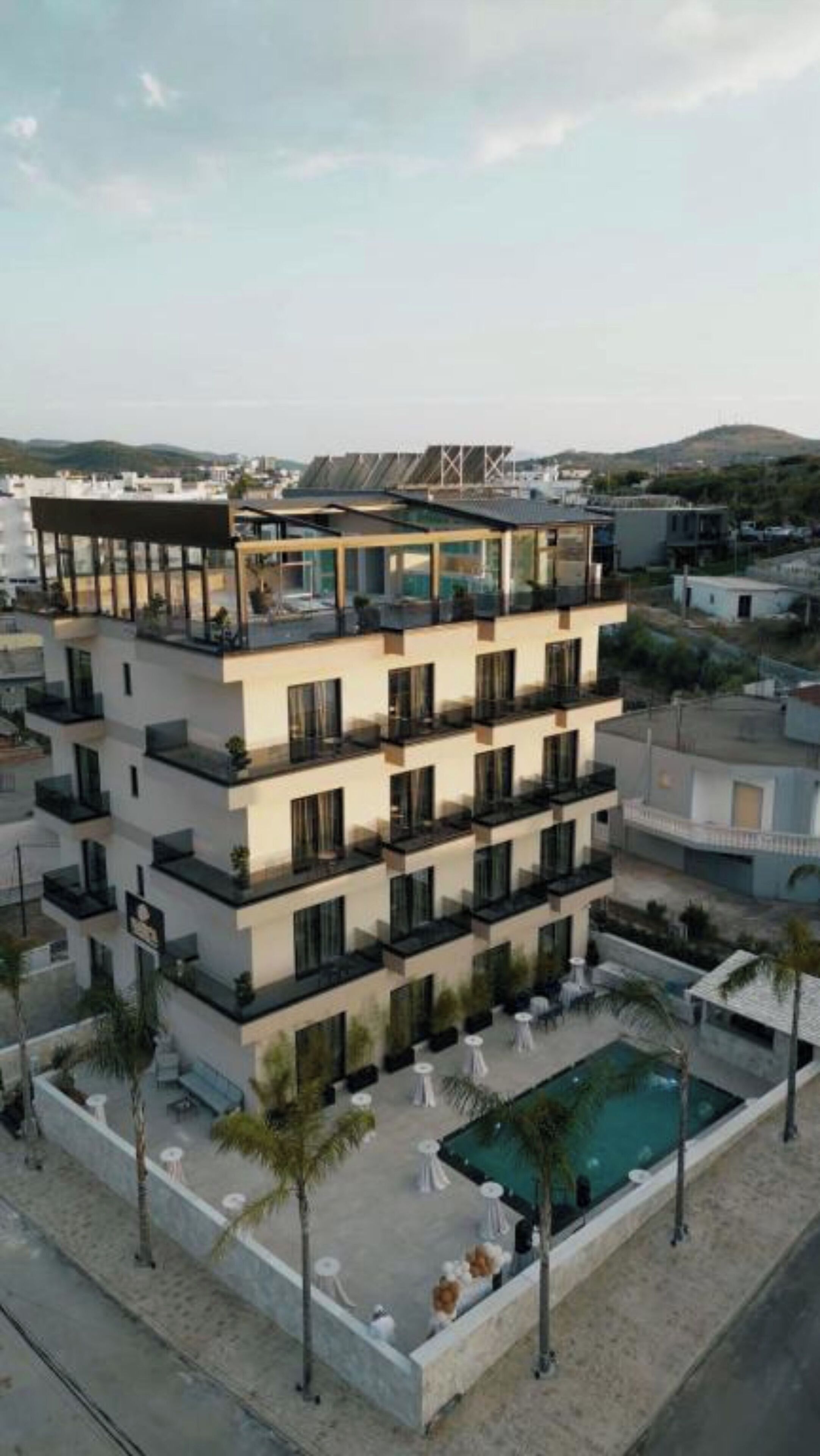 Fassade der Unterkunft