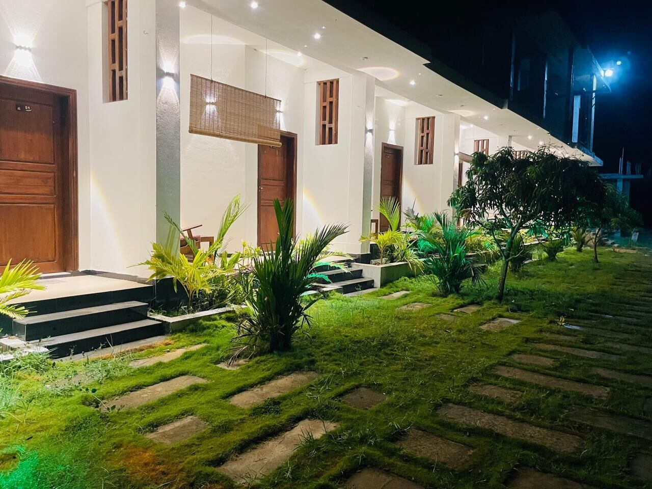 Majoituspaikan julkisivu