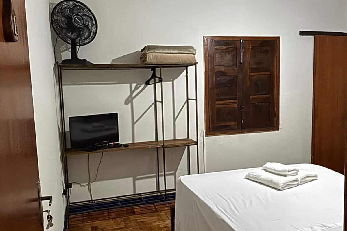 Quarto casal ou duplo clássico | Escrivaninha, Wi-Fi de cortesia