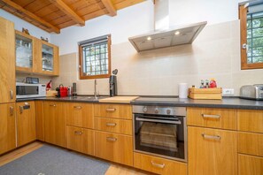 Fridge, microwave, dishwasher, toaster