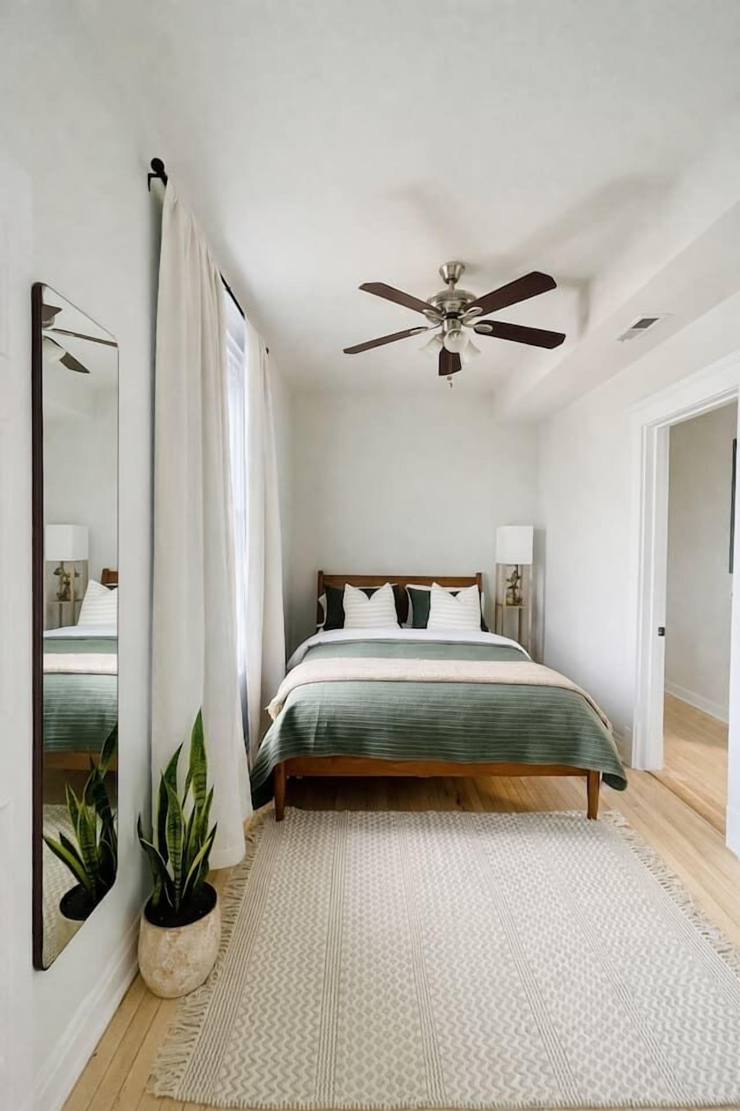 4 bedrooms, iron/ironing board, travel cot, WiFi